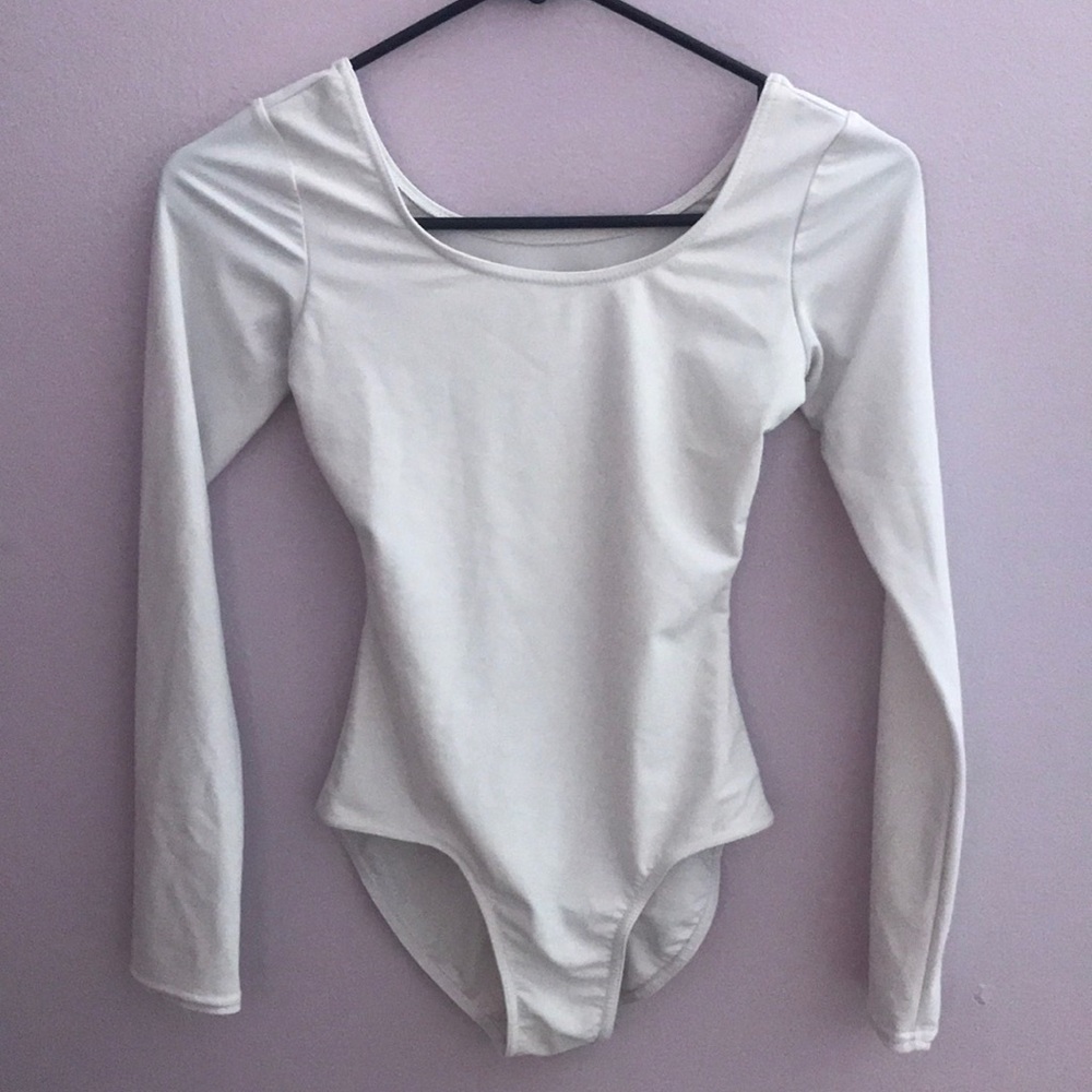 Theatrical White Leotard